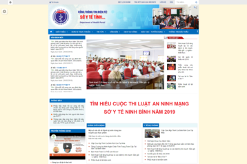 Mẫu website Sở y tế 03